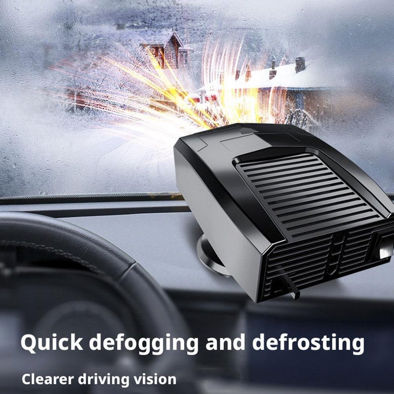Car Heaters for Vehicle, 200W Fast Heating & Cooling Fan, 12V Plug in Car Heater, Cars Heater for Windshield Defogger with 360° Rotary CarHeaters for Vehicle,RV,SUV ﻿ - Image 2
